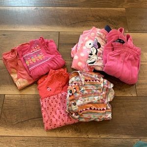 24month girl pink romper bundle